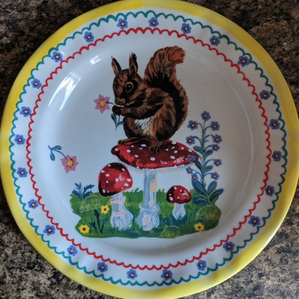 EUC Nathalie Lete Squirrel Plate